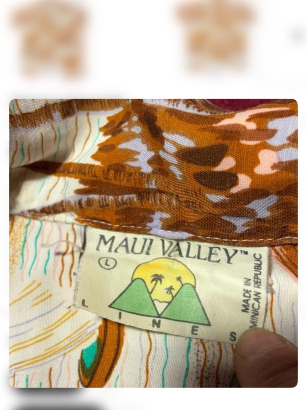 Vintage Maui Valley Hawaiian Shirt Floral Surf Print Button Up Retro Beach Men S - Picture 2 of 3